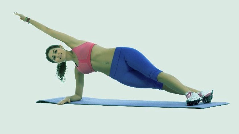 Side Plank Toe-Touches - Weight Loss Workout
