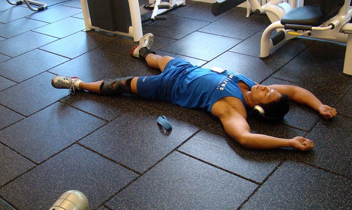Sleep after exercising 