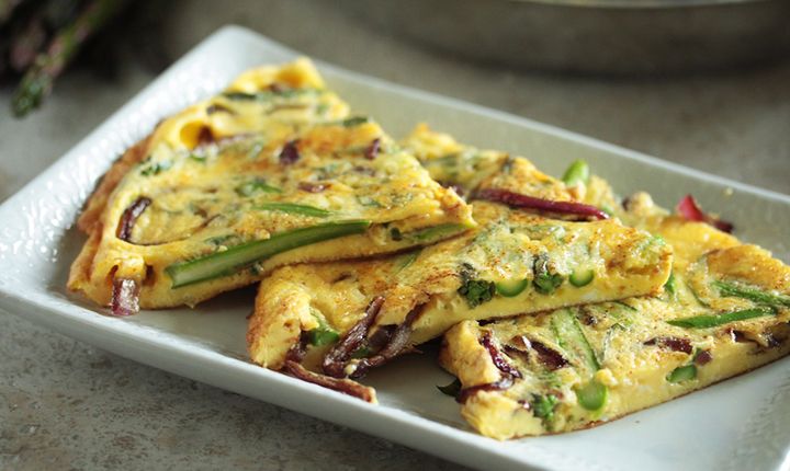 Herb and onion Frittata